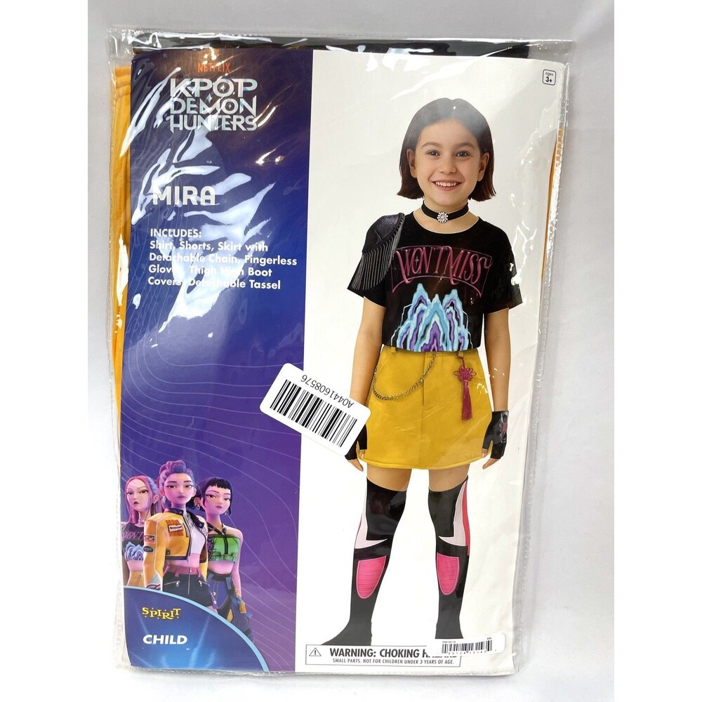 Spirit‎ Halloween Child XL 14-16 KPop Demon Hunters Mira Costume Girl